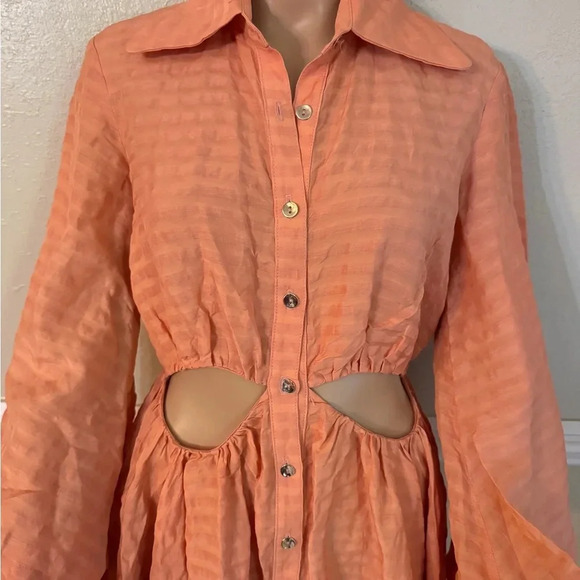 CULT GAIA
Ilaria Mini Dress In Orange size Small - Picture 2 of 9